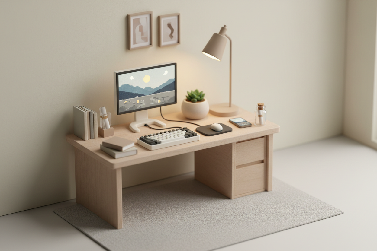 Small Space Decorating Ideas Using Mini Objects