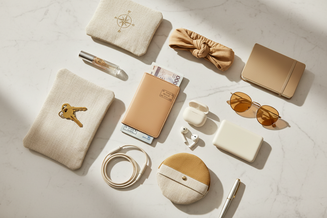 🧠 Travel Light: Mini Pouch Essentials for Organized Trips