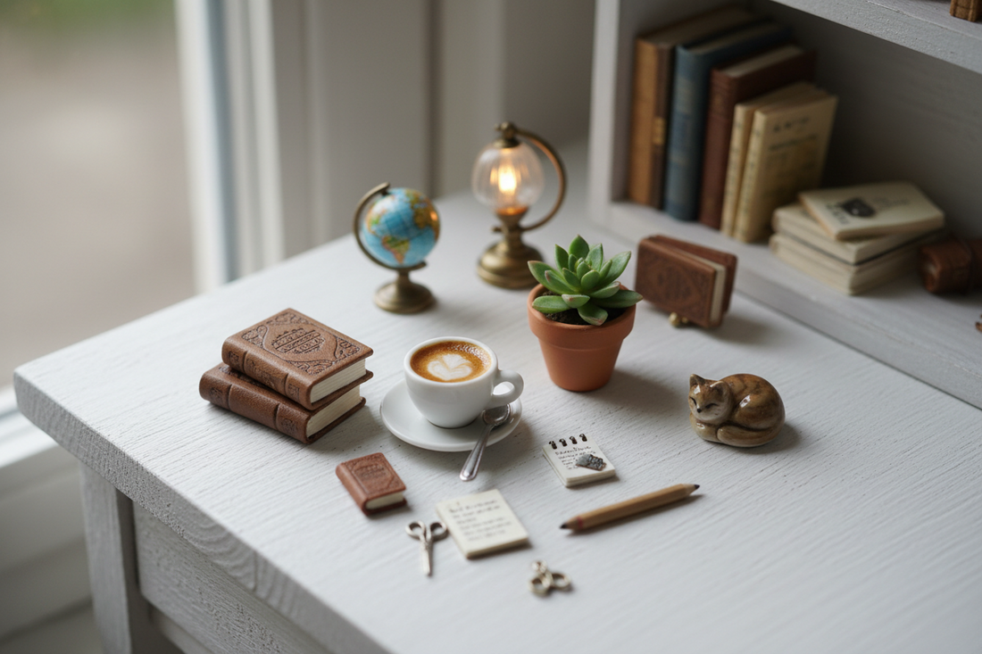 How Mini Objects Can Transform Your Desk or Shelf Decor