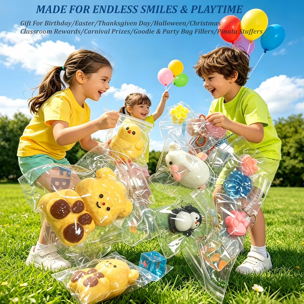 22 Pack Taba Squishy Kit, Fidget Bulk Toys for Kids 4-8 8-12 Party Favors
Cute Squishies For Girls Boy, Treasure Box Packs, Classroom Rewards, Goodie Bag Fillers Pinata Stuffers, Birthday Xmas Gifts