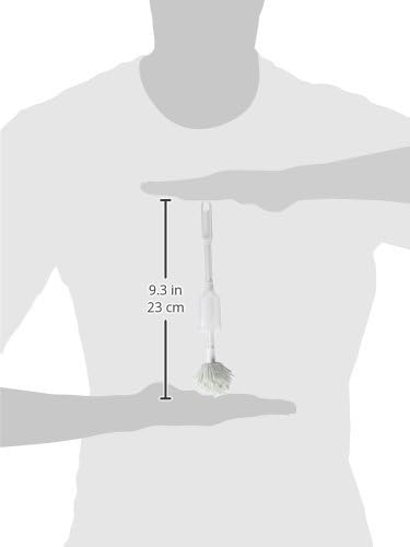 Fuller Brush Toilet Bowl Cleaner Brush – Antimicrobial Toilet Swab with Soft Non-Scratch Head, Long Handle, Deep Cleaning Under Rim (Pack of 1)