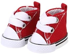 5 Pairs of Doll Shoes Suitable for 17cm Dolls, 5 Colors Suitable for Different Clothing Styles, 17cm Doll Accessories