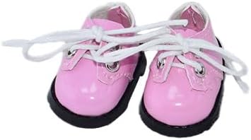 Compatible with Labubu Doll Shoes for 17cm Doll,Shoes Used for Labubu Accessories (P-Pink)
