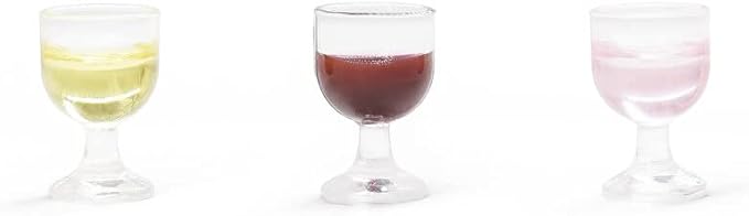 Odoria 1/12 Miniature Wine Glasses Dollhouse Decoration Accessories, 12Pcs