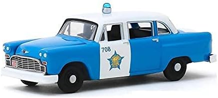 Greenlight 42910-B Hot Pursuit Series 34-1961 Checker Marathon CPD City of Chicago Police Department 1/64 Scale