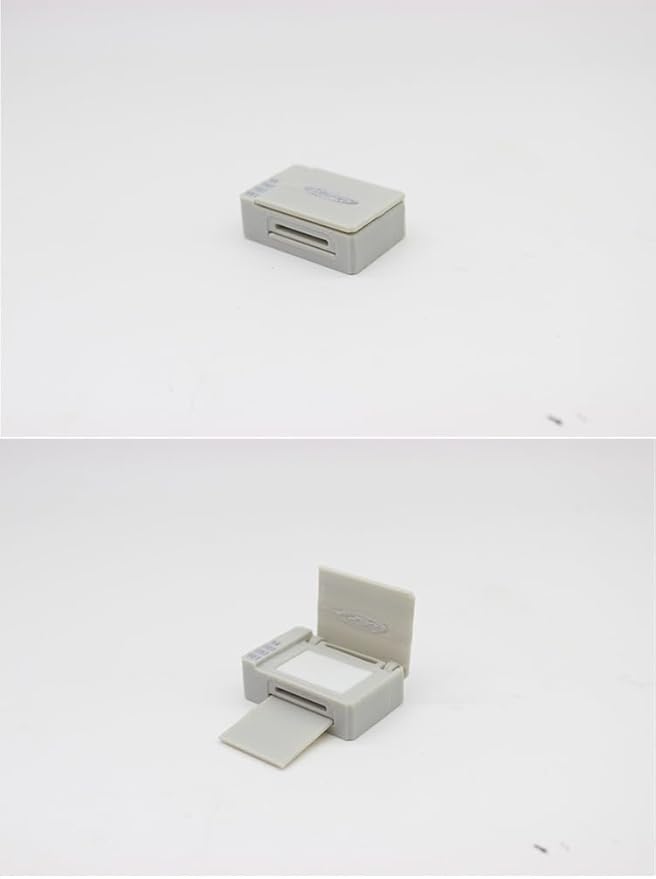 1:12 Mini Dollhouse Accessories Office Supplies Set,Which Including 2 Print Models Miniaure Scene Model for Dollhouse Decor and Dollhouse Furniture.(2 Colors)