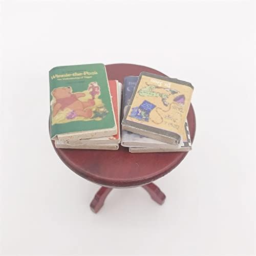 Dollhouse Decoration Accessories, 1:12 Dollhouse Miniature 6 PCS Comic Books Set