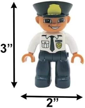 People Figures for Kids Building Blocks - Preschool Toys Building Blocks People Set for Kids - Compatible with All Major Brands Building Blocks for Toddlers 1-6 Years