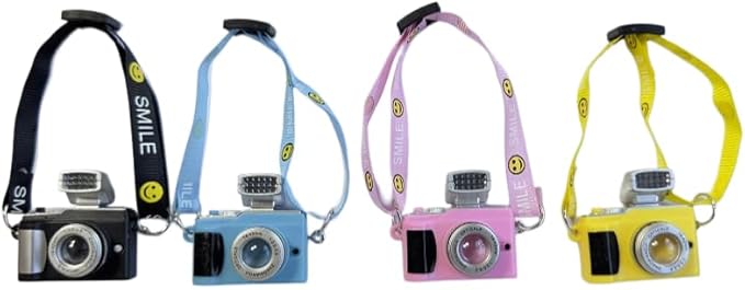 4 PCS Cameras Toys for labubu ,Dollhouse Decoration Toy Doll Costuem Accessories