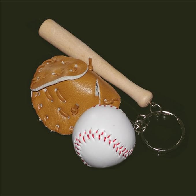 COSTOYFUN Mini Cute Soccer Keychain Bowling Tennis Baseball Keychain for Men Women Boys Girls Gift