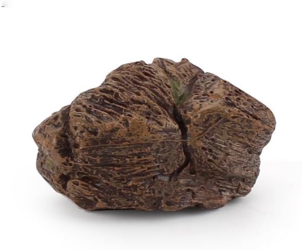 Warmtree Artificial Tree Stump Mini Garden Figurines Stumps Ornaments Miniature Stone Rock Statue for Micro Train Landscape Railway Sand Table,Pack of 7
