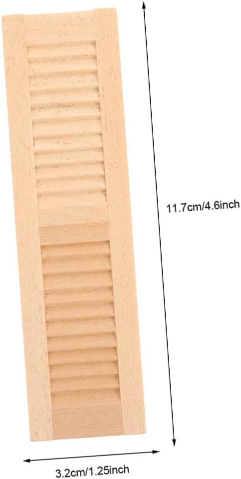 4pcs Scale Miniature Dollhouse Window Blinds Polished Smooth Mini House Accessories for Realistic Doll Furniture Decoration