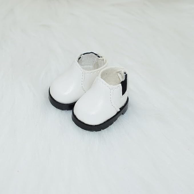 Compatible with Labubu Doll Shoes for 17cm Doll,Shoes Used for Labubu Accessories(X-White)
