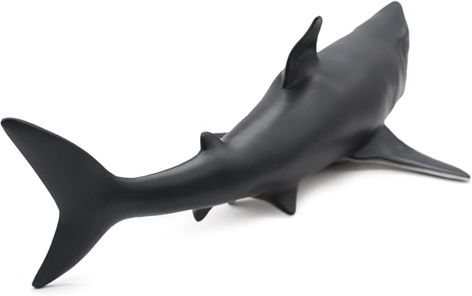 SmilerSmile Simulated Ocean Big Animal, One pc 15Inch Soft Filled Rubber Sea Educational Toys (Great White Shark)
