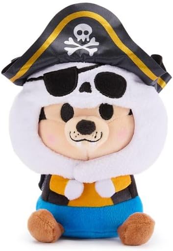 Disney Store Official Mini Mix-Its Plushies – Goofy - Cute Stuffed Animals - Mix & Match Detachable Hats - Hook and Loop Strap - Plush Toys for Kids and Collectors, 7 Inch