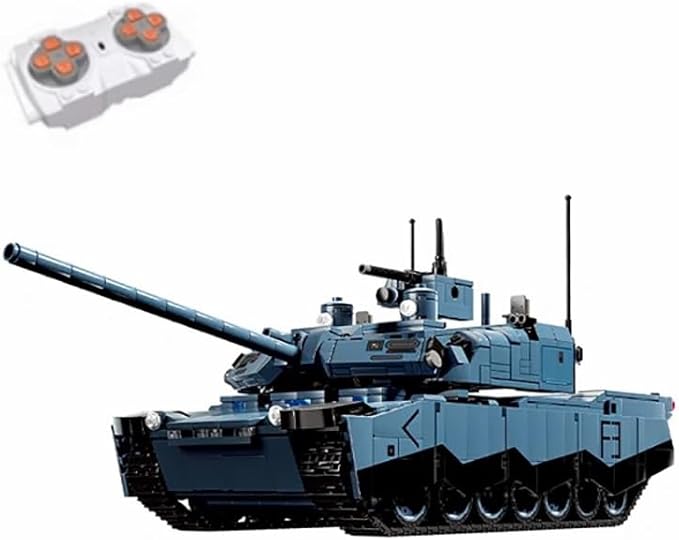 RC Abrams-X Military WW2 Heavy Tank Building Set, Remote Control Army Panzer Brick Set for Adults, Collectible Army Military Vehicles Tank Toy with Instructions 2116 PCS