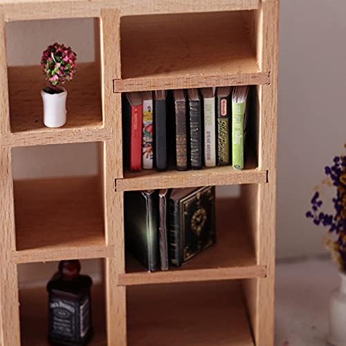 Dollhouse Decoration Accessories, 1:12 Dollhouse Ornament 12 Pcs Mini Color Magazine Book