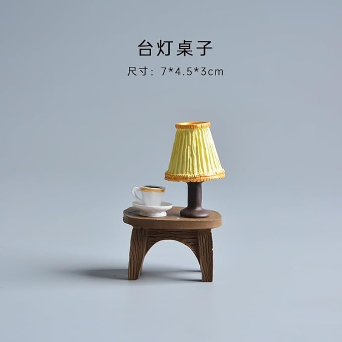Miniature Frog Figurine Statue, Help Relax Enjoying Tea Time Mini Frog Cat Collection Desk Ofiice Bedroom Decor, Healing Heart Good Mood Indoor Home Decorations with Gift Box -Reading