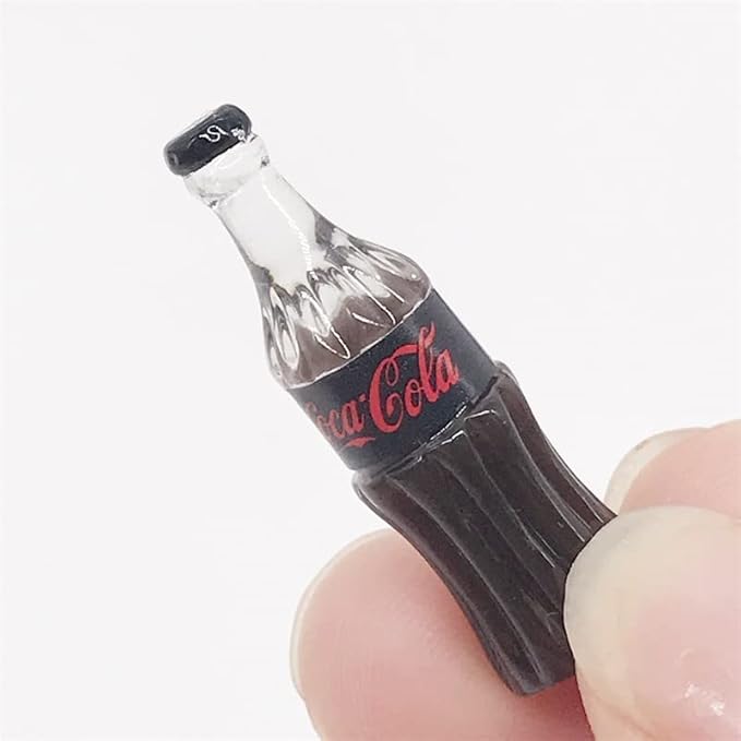 Dollhouse Decoration Accessories, 1:12 Dollhouse Ornament 4 Pcs Simulation Miniature Food Play Drink