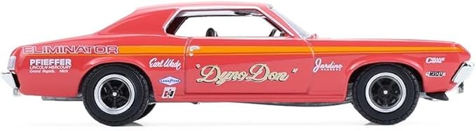 Greenlight Collectibles 13370-A Muscle Series 30-1:64 Scale Diecast Model - 1969 Mercury Cougar Eliminator - Dyno Don