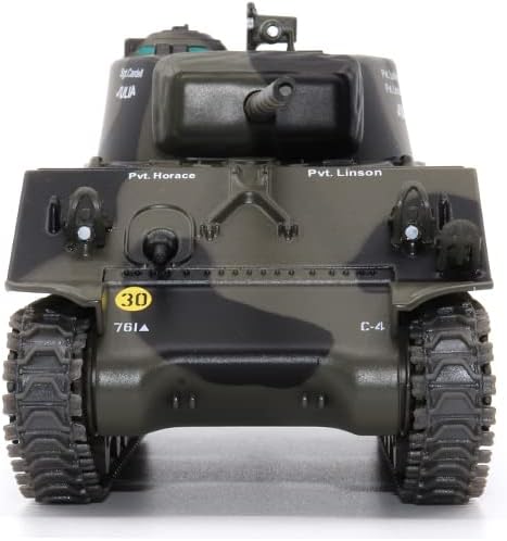 Motor city classics 1:43 Scale Military Diecast Collectible | M4A3 (76mm) 761st Tank Battalion - Germany, March 1944 | Militaria Diecast Model 23195-44