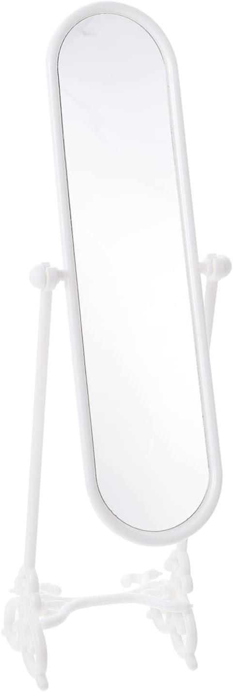 2Sets Miniature Rotating Mirror Decor Doll House Ornaments Realistic Bedroom Accessories for Dollhouse Decoration Present for DIY Enthusiasts