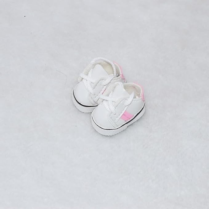 Compatible with Labubu Doll Shoes for 17cm Doll,Shoes Used for Labubu Accessories (YD-Pink)