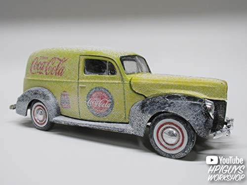 AMT 1940 Ford Coca-Cola Delivery Sedan - 1/25 Scale Model Kit - Buildable Vintage Vehicles for Kids and Adults