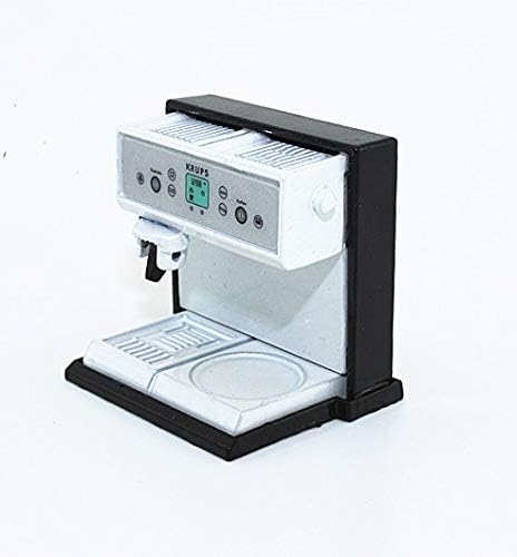 SXFSE 1:12 Dollhouse Miniature Coffee Machine, Mini Simulation Coffee Maker Machine Dollhouse Furniture Kitchen Accessories (Coffee Machine)
