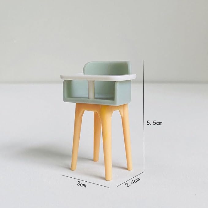 1 Set 1:12 Scale Kitchen Wooden Miniature Dollhouse Furniture Set,Doll House Furniture Toys Gift for Kids Boys Girls