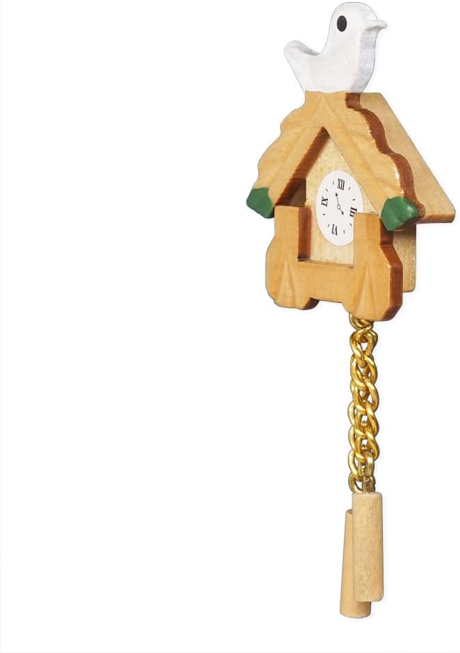 Odoria 1/12 Miniature Cuckoo Clock Dollhouse Decoration Accessories