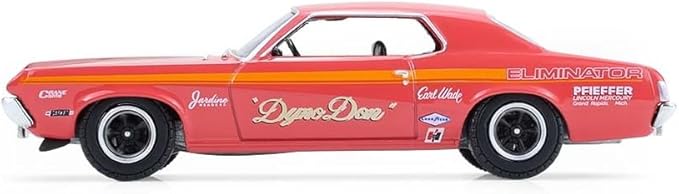 Greenlight Collectibles 13370-A Muscle Series 30-1:64 Scale Diecast Model - 1969 Mercury Cougar Eliminator - Dyno Don