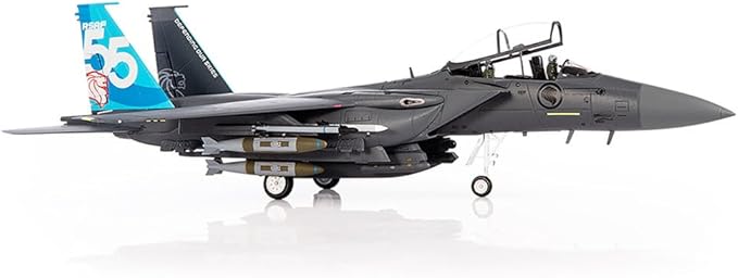 Motor city classics JC Wings | 1:72 Scale Model Military Aircrafts | F-15SG Strike Eagle, Republic of Singapore Air Force, 55th Anniversary Edition, 2023 | Model JCW-72-F15-031