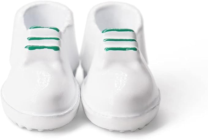 Odoria 1/12 Miniature Men Shoes Dollhouse Decoration Accessories, White