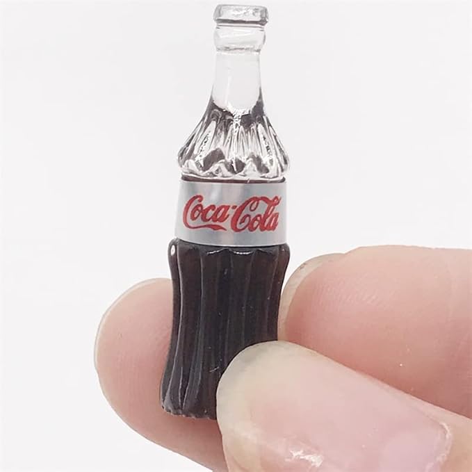 Dollhouse Decoration Accessories, 1:12 Dollhouse Ornament 4 Pcs Simulation Miniature Food Play Drink