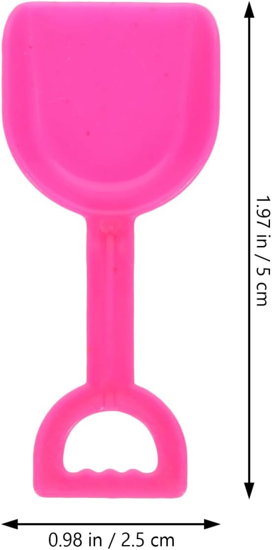Alasum Mini Sand Digging Tool Model - Assorted Colors for Dollhouse Decoration Miniature Gardening and Photography Props