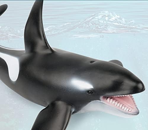 SmilerSmile Simulated Ocean Big Animal, One pc 15Inch Soft Filled Rubber Sea Educational Toys (Killer Whale)