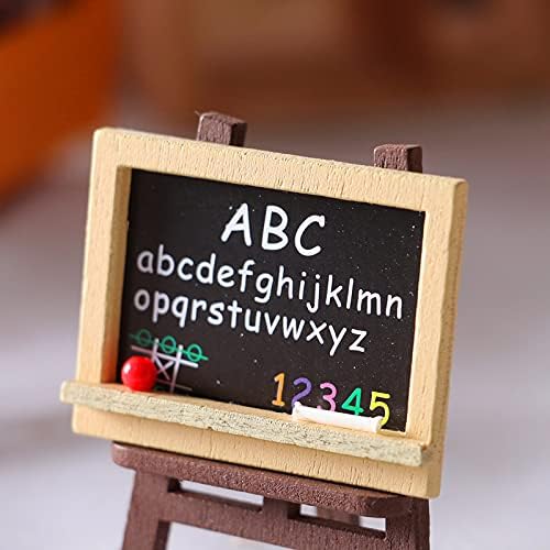 Dollhouse Accessories, 1:12 Dollhouse Miniature 4 Pcs Mini Easel Gallery Decorative Ornament