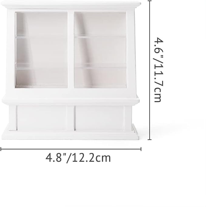 Odoria 1/12 Miniature Bakery Display Case Dollhouse Furniture Accessories