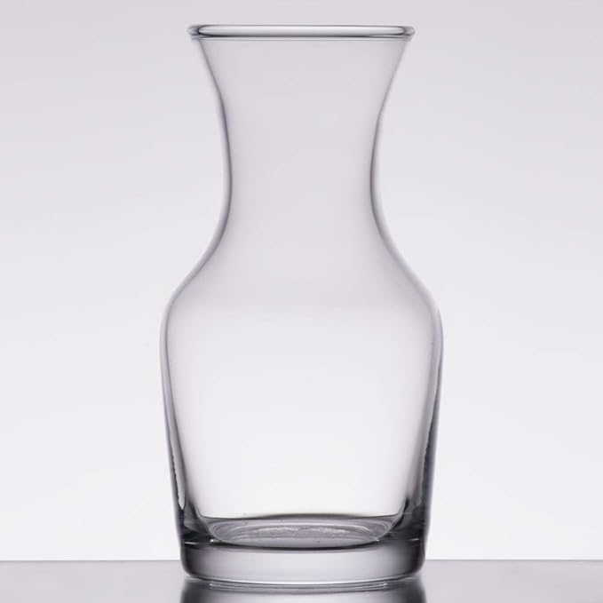 6.5 oz Mini Wine Decanters Set of 4 - Elegant Single Serving Glass Carafes for Portion Control and Tasting (6PCS-6.5OZ)