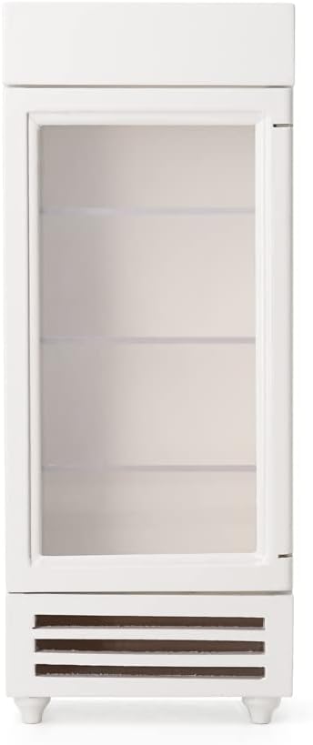 Odoria 1/12 Miniature Refrigerator Fridge Dollhouse Kitchen Furniture Accessories, White