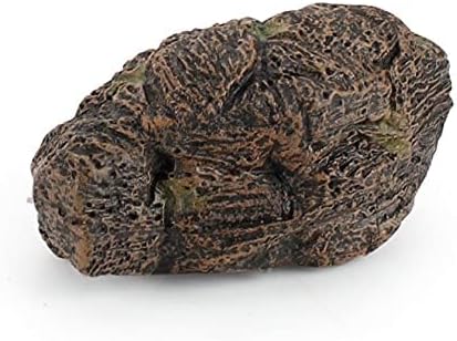 Warmtree Artificial Tree Stump Mini Garden Figurines Stumps Ornaments Miniature Stone Rock Statue for Micro Train Landscape Railway Sand Table,Pack of 7