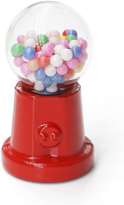 Odoria 1/12 Miniature Gumball Machine Dollhouse Decoration Accessories