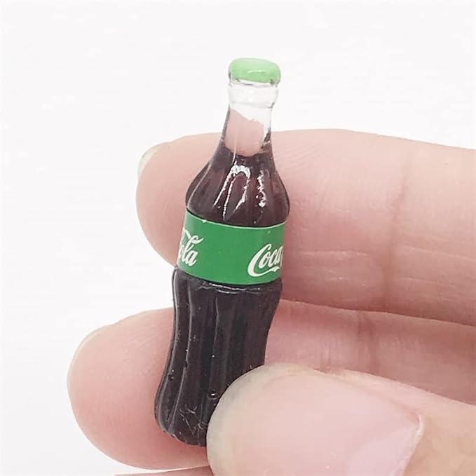 Dollhouse Decoration Accessories, 1:12 Dollhouse Ornament 4 Pcs Simulation Miniature Food Play Drink