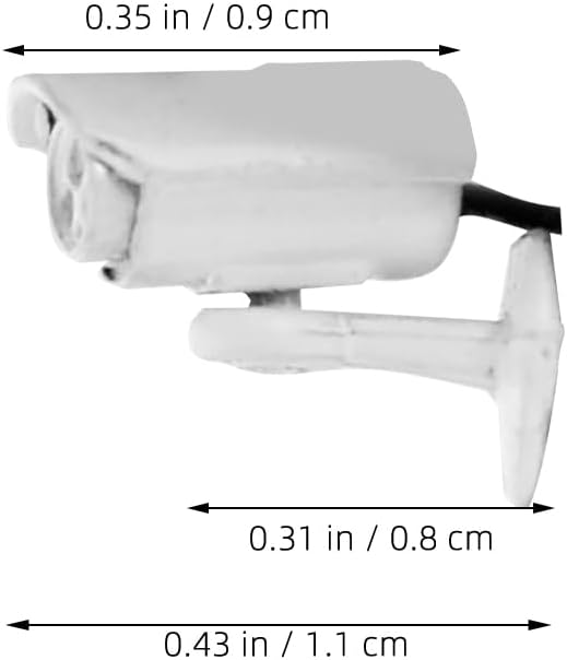 Hanabass Mini Camera Dollhouse Accessory Simulated Security Camera Prop for Ob11 Dollhouse Indoor Miniature Decor Living Room Display