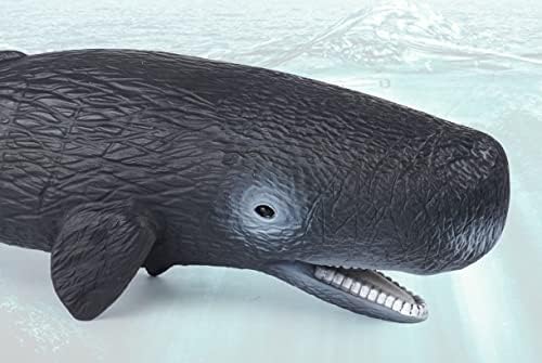 SmilerSmile Simulated Ocean Big Animal, One pc 15Inch Soft Filled Rubber Sea Educational Toys (Sperm Whale)