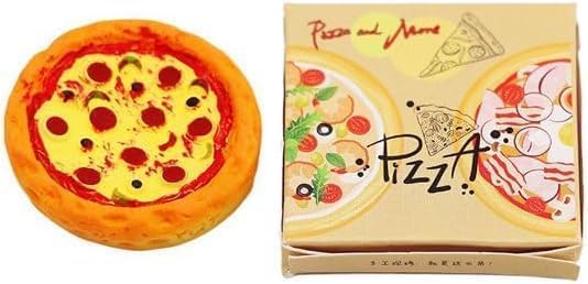 Miniature Pizza Box Set, 1:12 Dollhouse Food Model Set Doll House Furniture Supplies, Dollhouse DIY Accessories, Dollhouse Furniture Shooting Props, Decorations