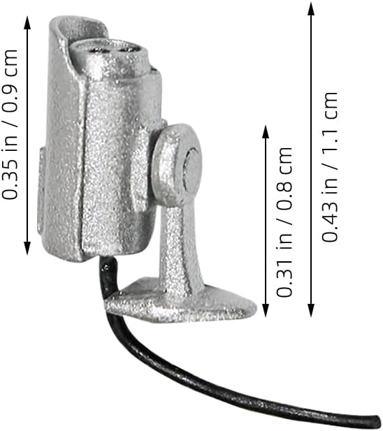 HANABASS Miniature Dollhouse Camera Accessory 1 12 Scale Realistic Mini Fake Security Camera for Dollhouse Decor Collectors 0.43In Miniature Prop