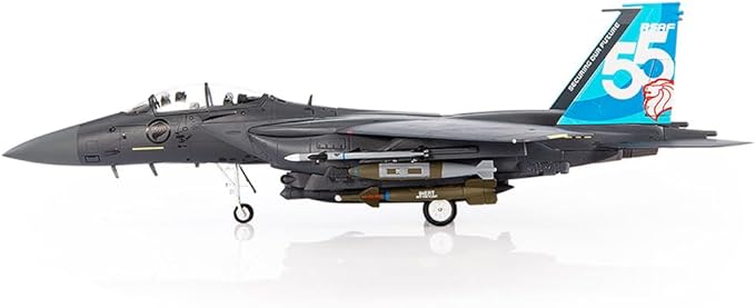 Motor city classics JC Wings | 1:72 Scale Model Military Aircrafts | F-15SG Strike Eagle, Republic of Singapore Air Force, 55th Anniversary Edition, 2023 | Model JCW-72-F15-031