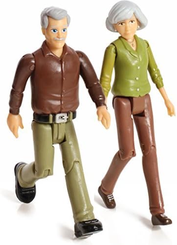 Beverly Hills Doll Collection TM Sweet Li'l Family Set of Grandparents Action Figure Set, Dollhouse People Grandma and Grandpa